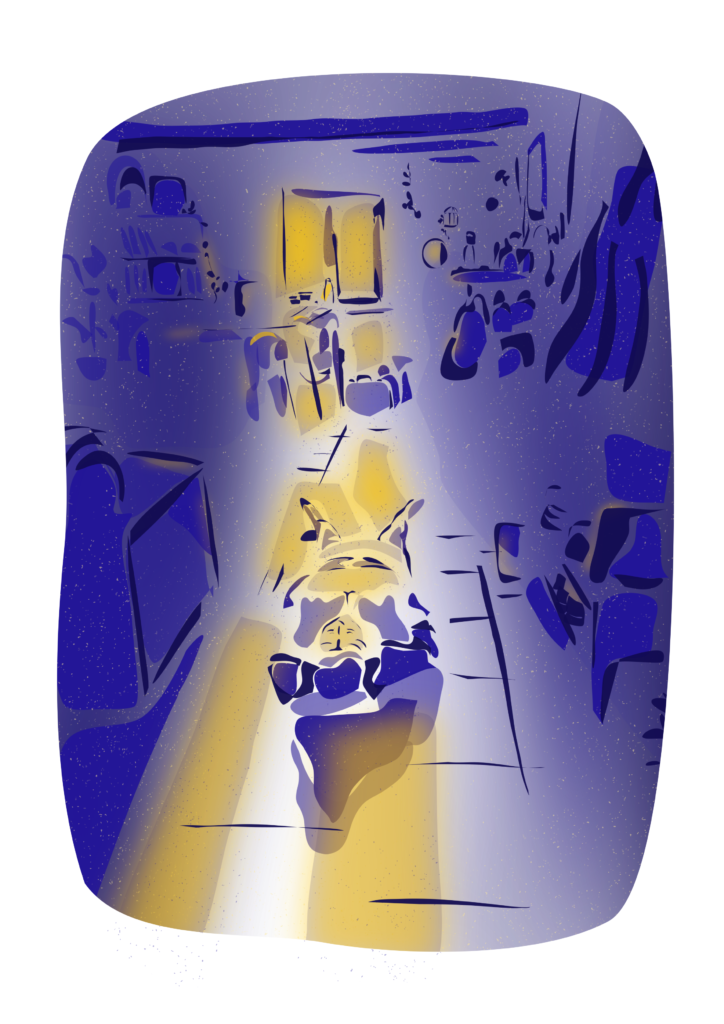 Femme qui prend le soleil par la fenêtre dans appartement 